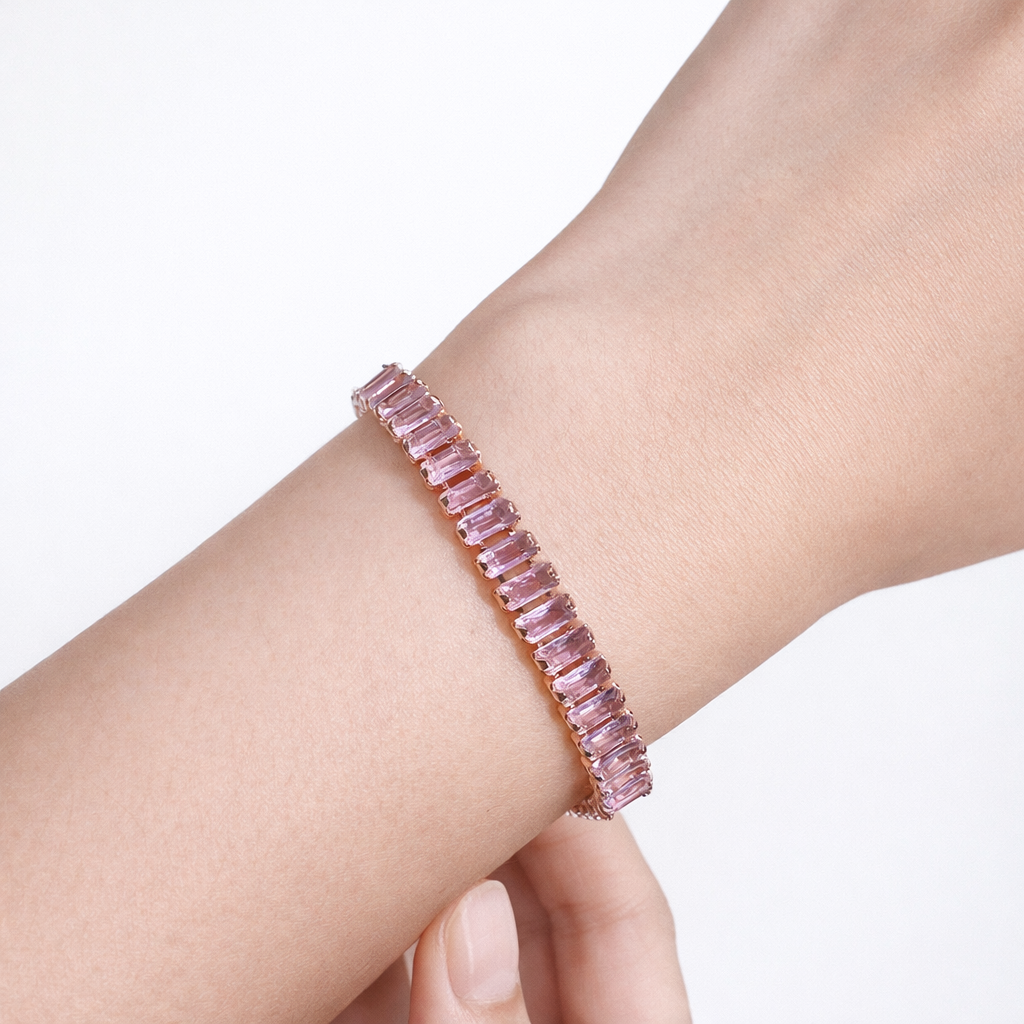 Liora Rosé Baguette Bracelet