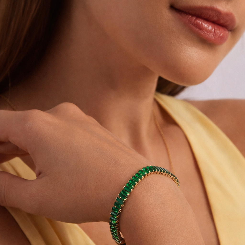 Emerald Royale Tennis Bracelet