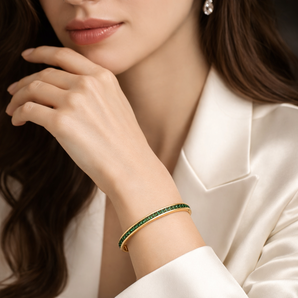 Emerald Aura Bracelet
