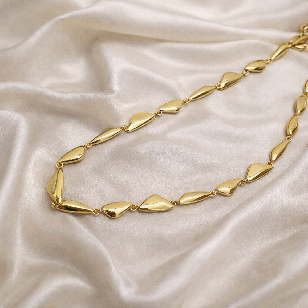 Olive Leaf Gold Chain