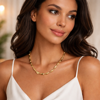 Olive Leaf Gold Chain