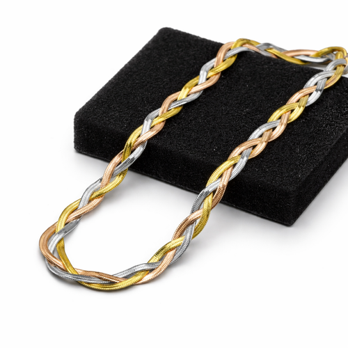 Aura Three-Tone Snake Chain