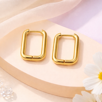 Golden Edge Hoops