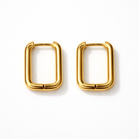 Golden Edge Hoops