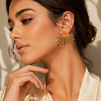 Solar Ember Earrings