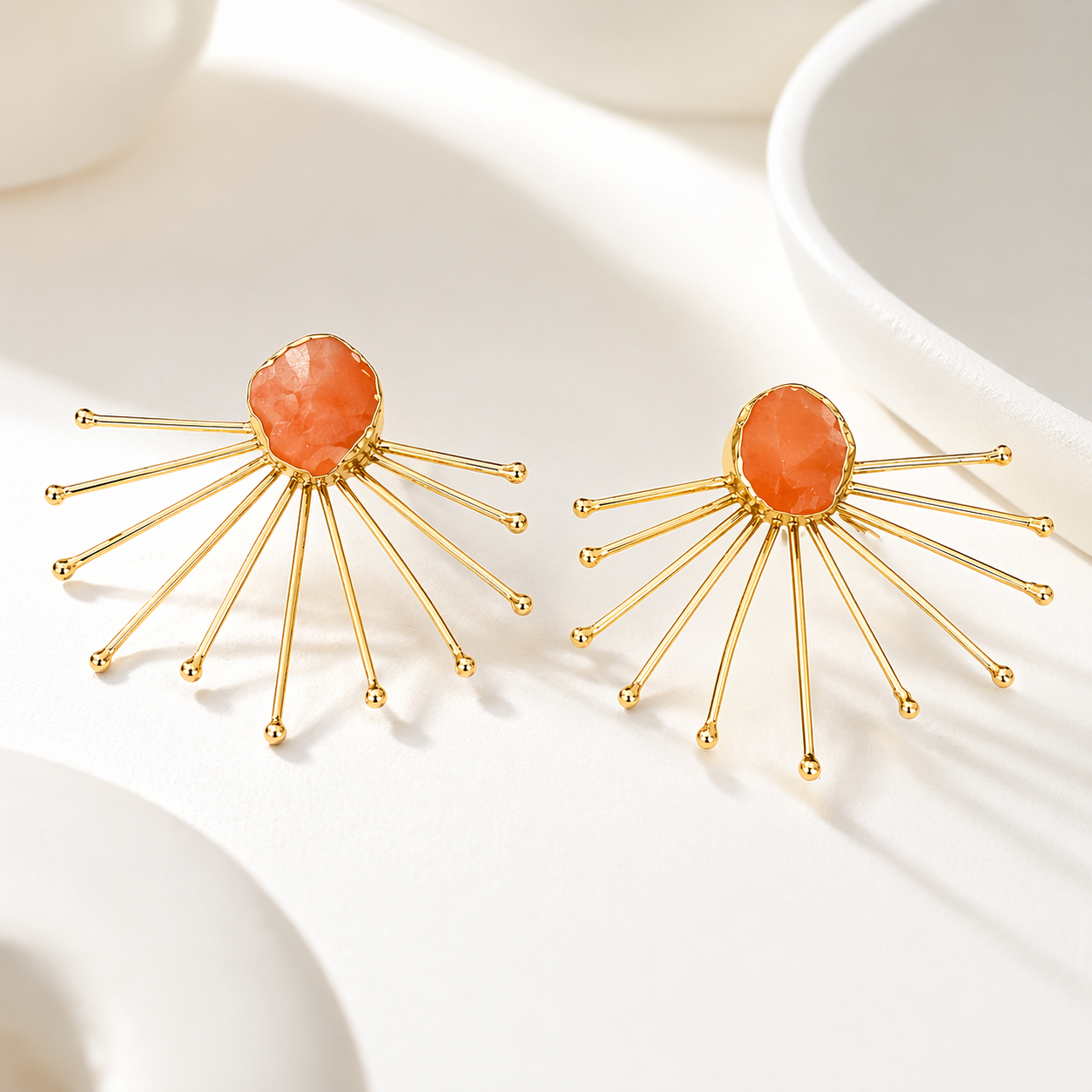 Solar Ember Earrings