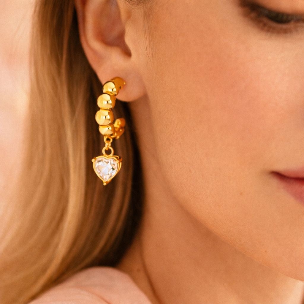 💛 Luna Heart Hoops