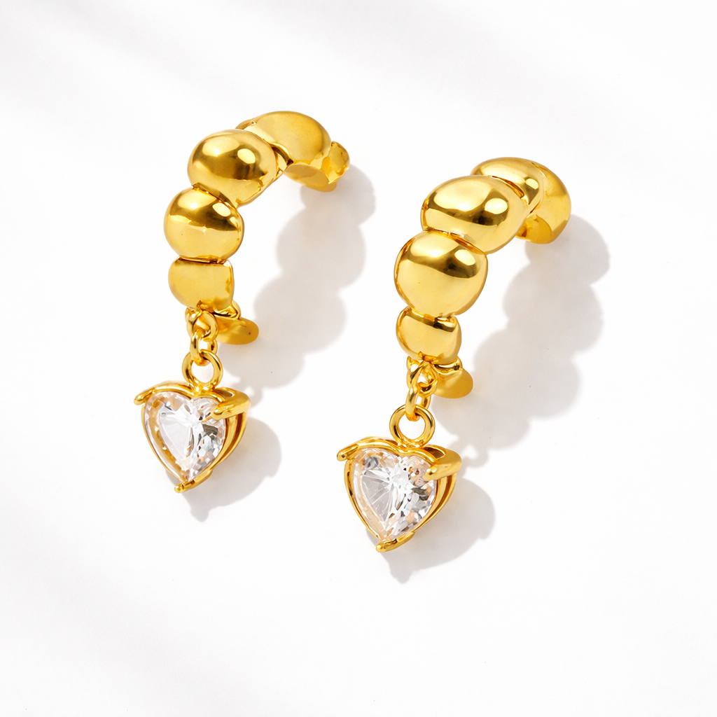 💛 Luna Heart Hoops