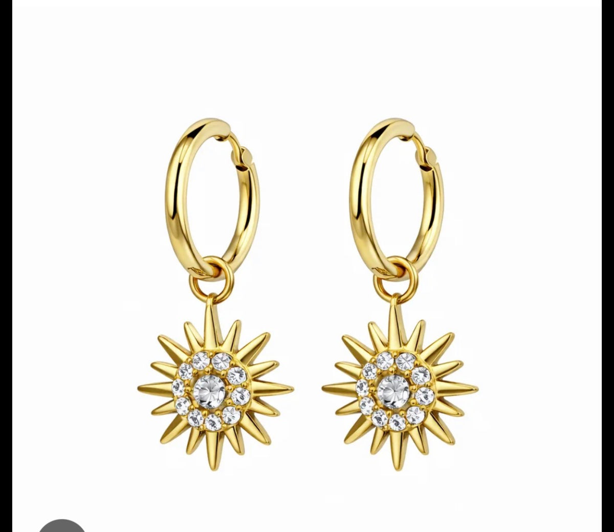 Starlit Sun Hoops