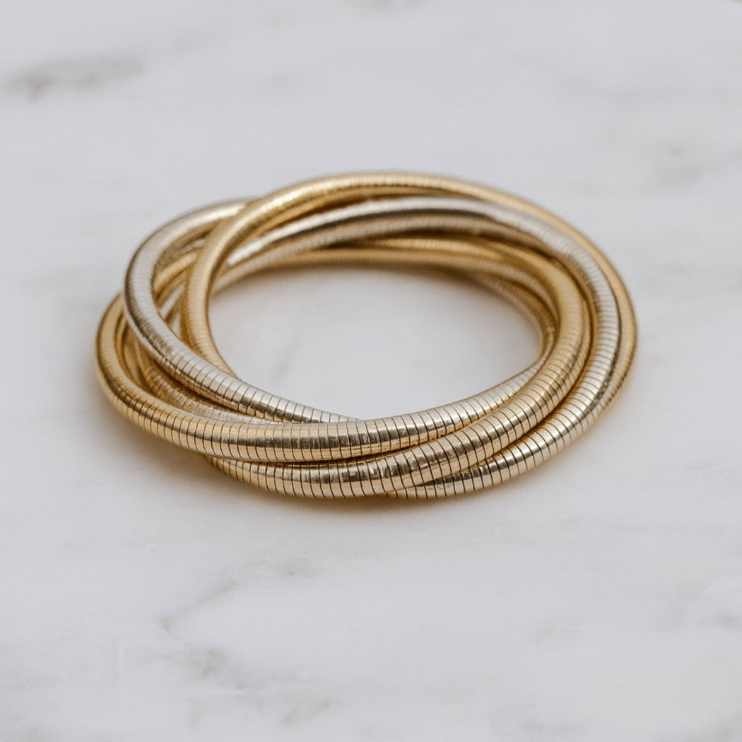 Golden Coil Bracelet 