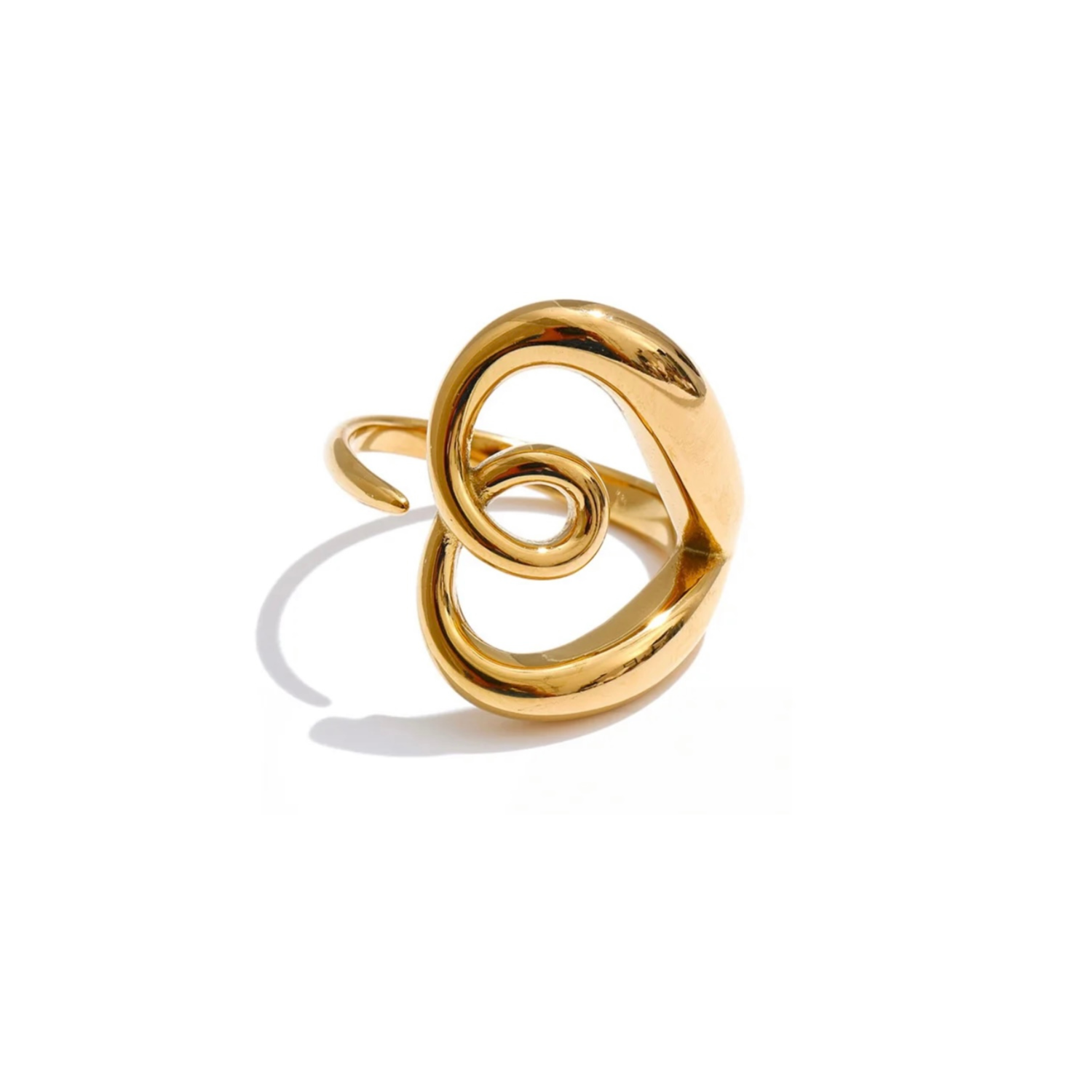 Infinite Heart Adjustable Ring