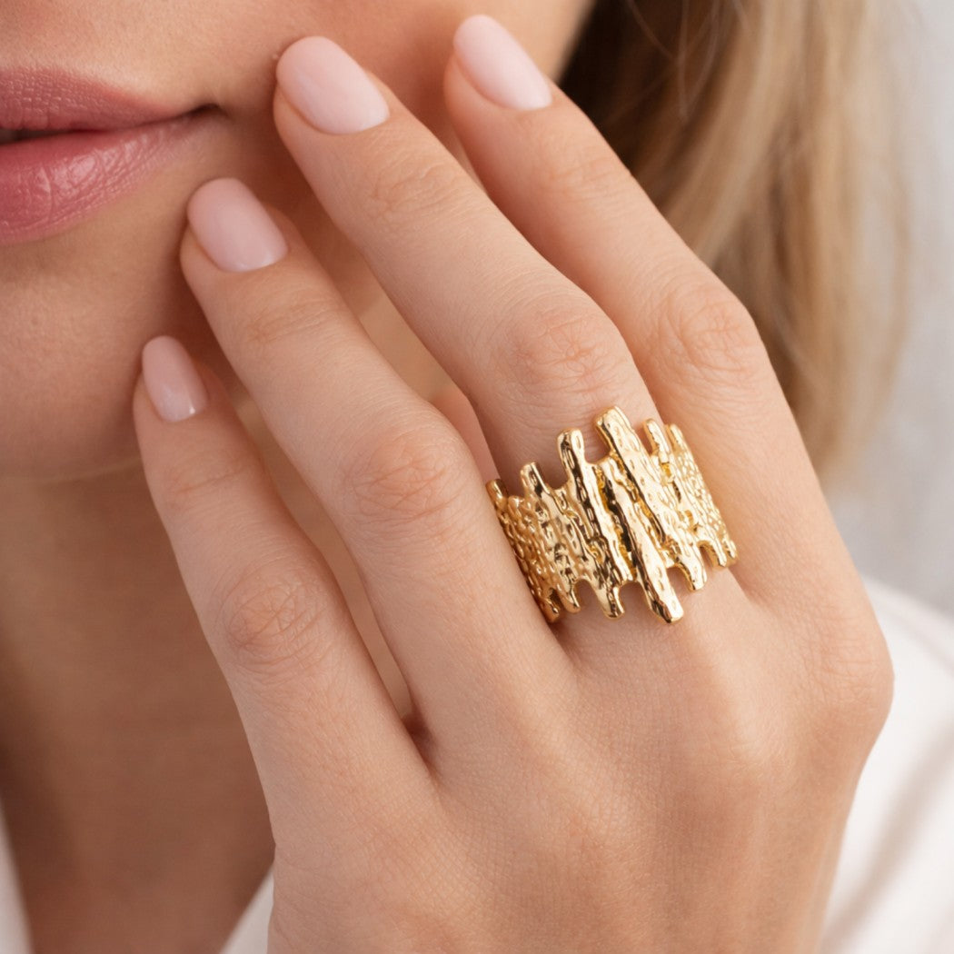 Molten Luxe Adjustable Ring