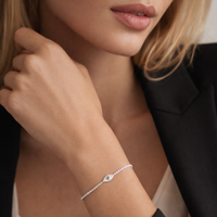 Aura Evil Eye Tennis Bracelet